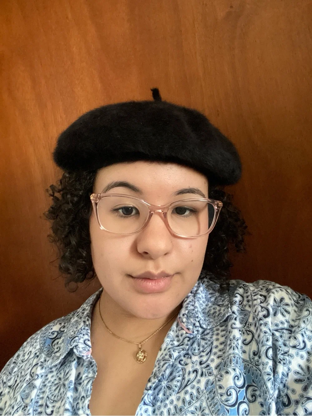 Angora Black Beret Made in Republic of South Africa Vintage EUC - Picture 4 of 4